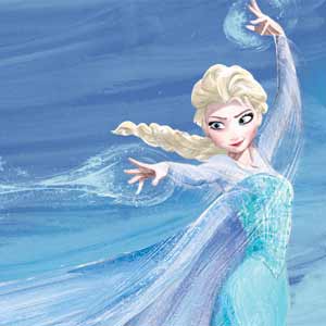 Disney Frozen Elsa Icy Powers Art iPhone 13 Pro Max Clear Case
